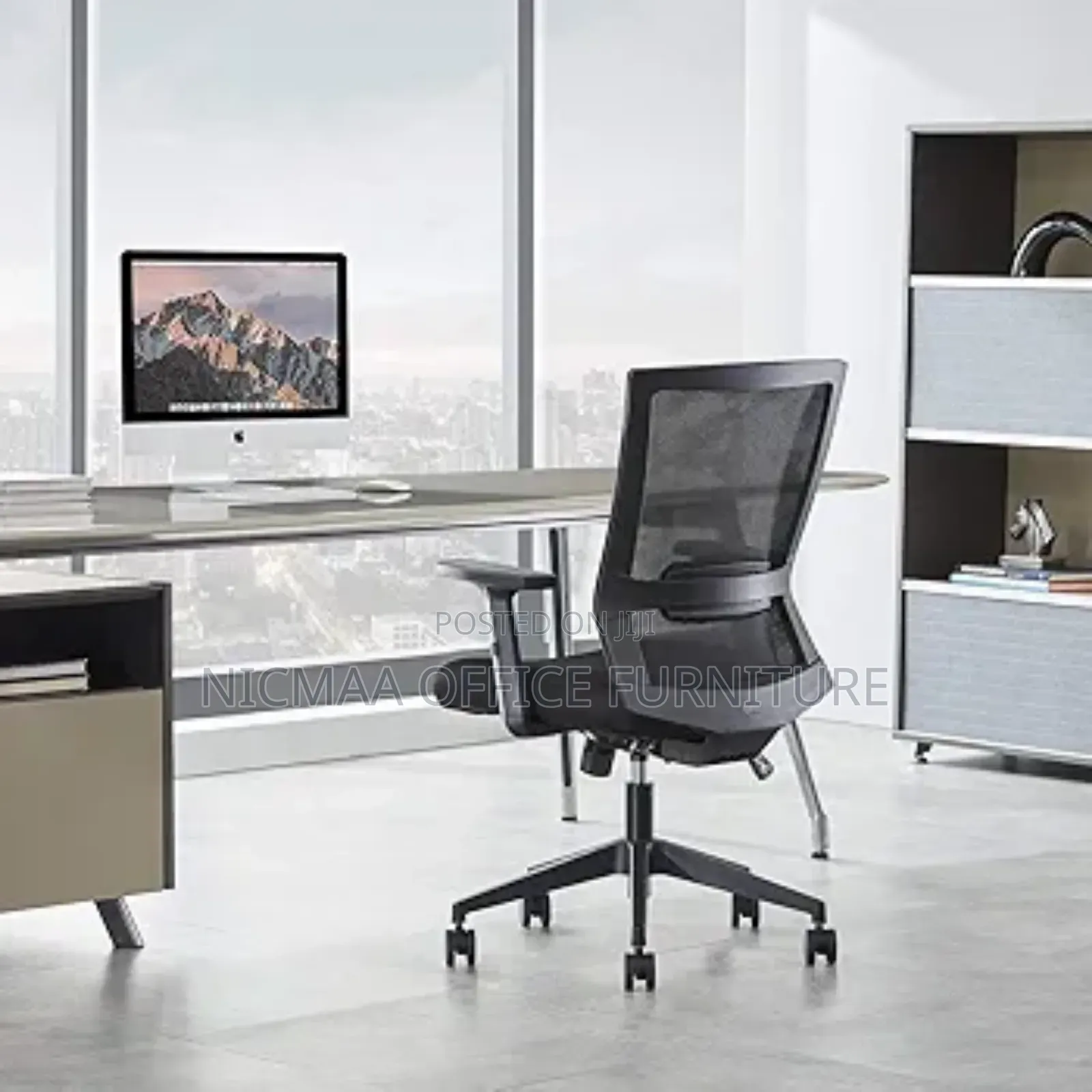 Flexible Ergonomic Back Mesh Black Office Chair