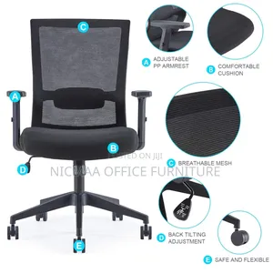 Flexible Ergonomic Back Mesh Black Office Chair