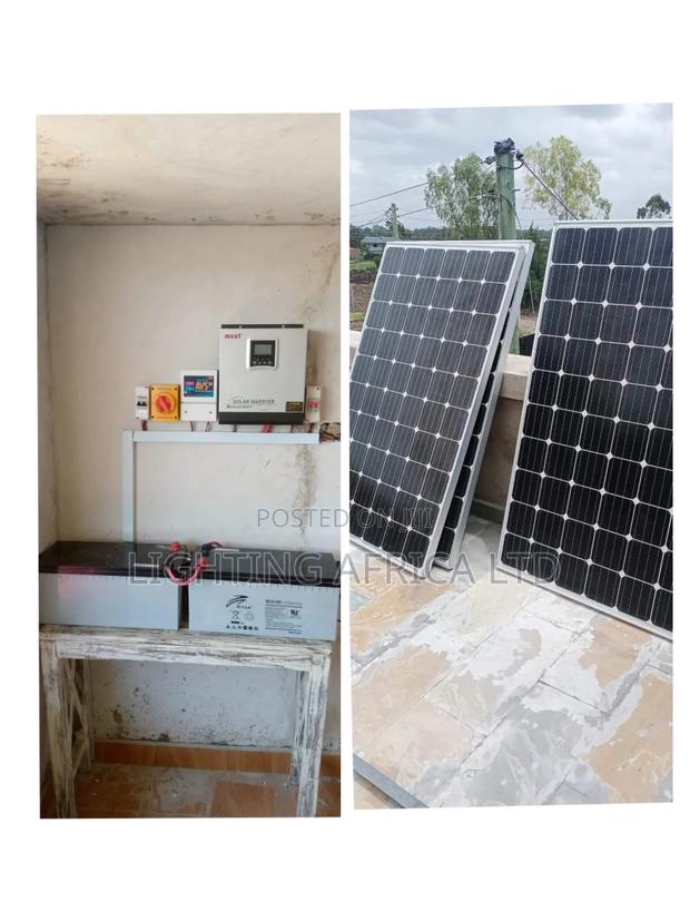 Home 3.2kva Must Inverter(2) 200ah Ritar Battery (4)575 Watts Full Kit - main view