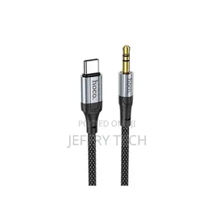 Hoco Cable Type-C to Aux Audio Upa26 - Black