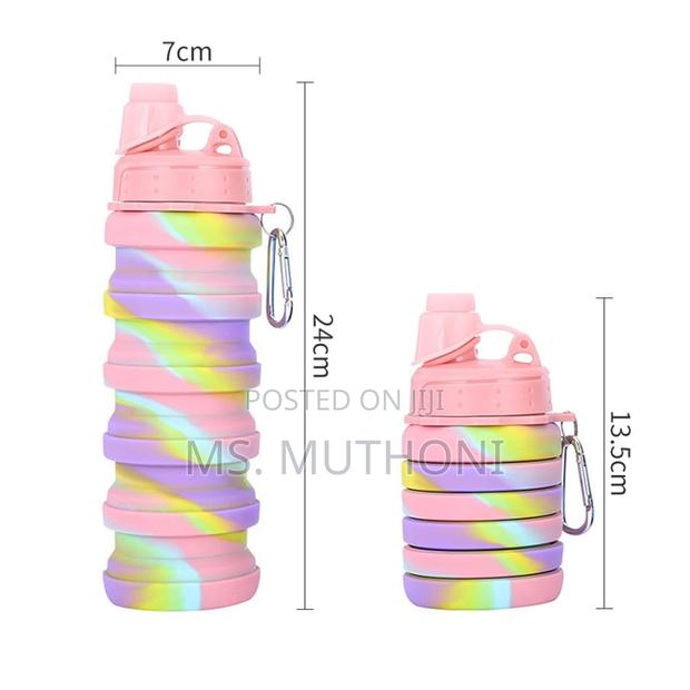 Foldable Silicon Water Bottles - thumbnail 2