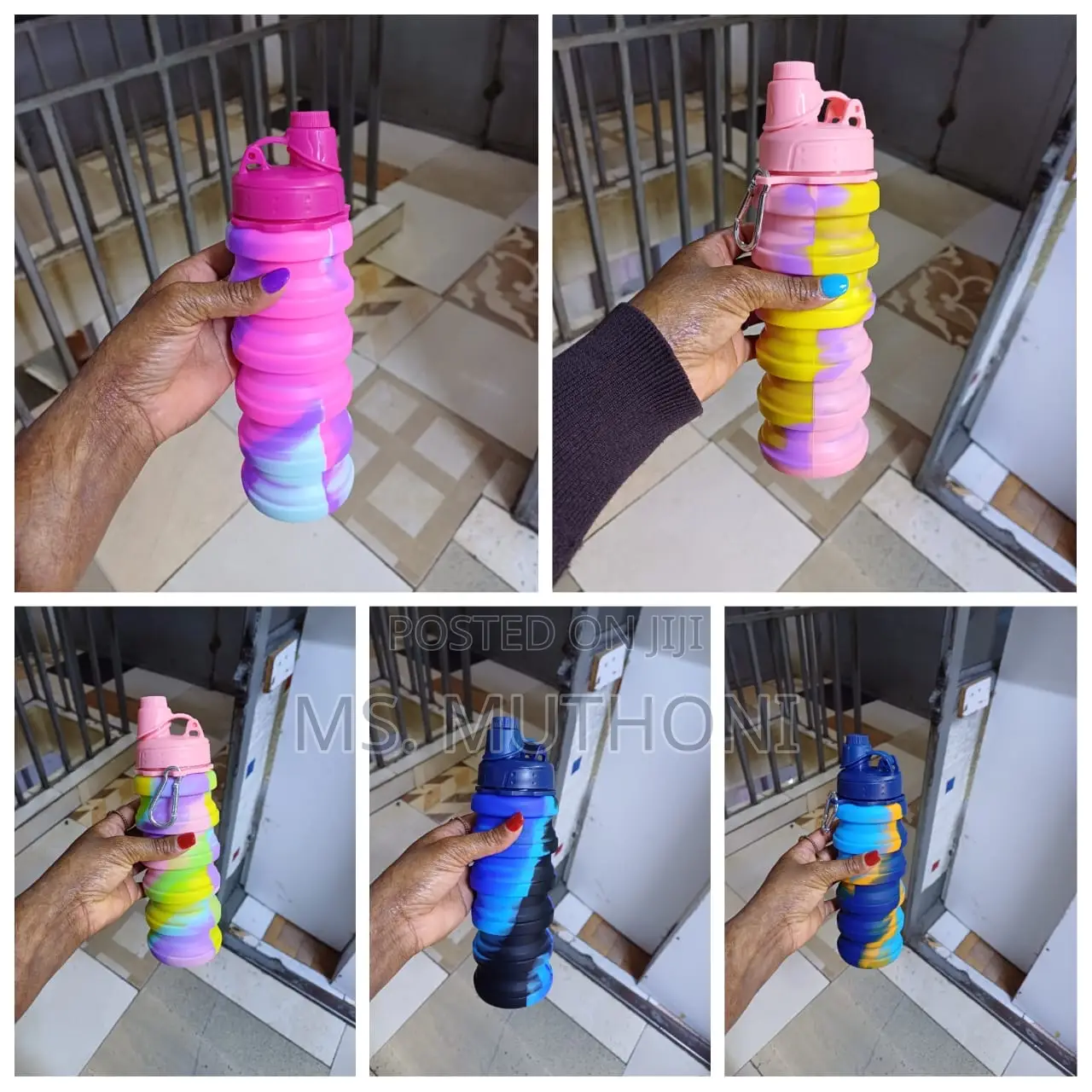 Foldable Silicon Water Bottles
