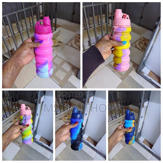 Foldable Silicon Water Bottles