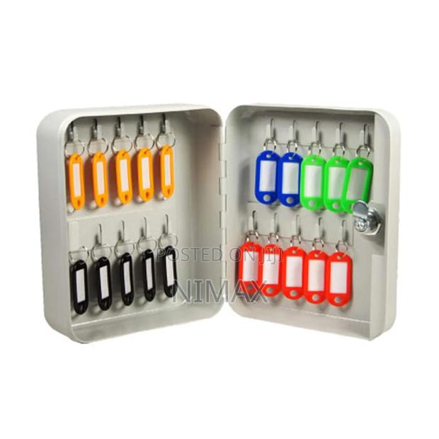 Key Cabinet With 24 Keyrings
