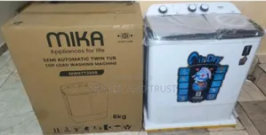 Mika 8kg Twin Tub Washing Machine