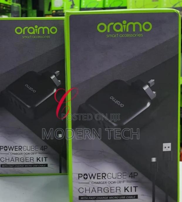 Oraimo Powercube 4p Ocw-U81f 4 Ports Chargers - thumbnail 2
