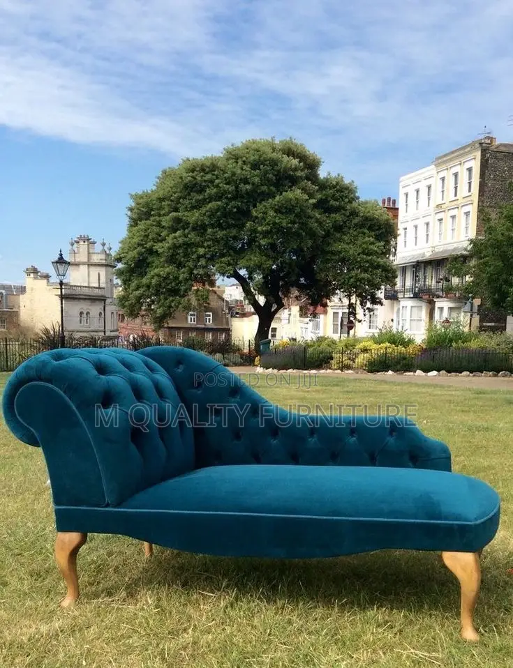 Blue Chesterfield Sofabed