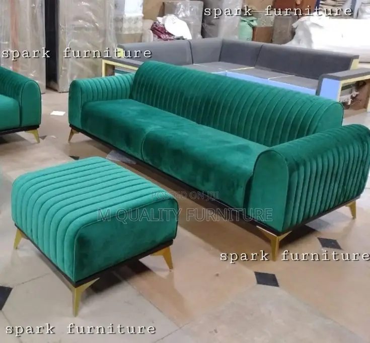 3 Seater Green Couches