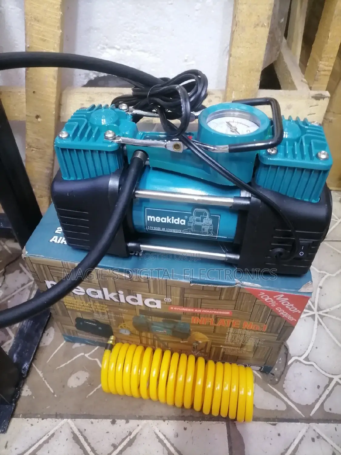 Most Affordable Meakida 2 Cylinder Air Compressor