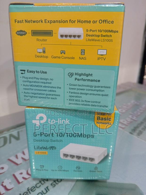 Tplink 5-Port 10/100mbps Desktop Switch Ls1005 - main view