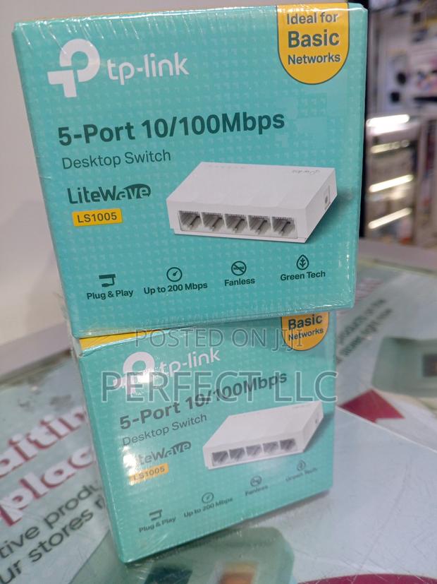 Fanless 5port Desktop Switch 10/100mbps Ls1005 - main view