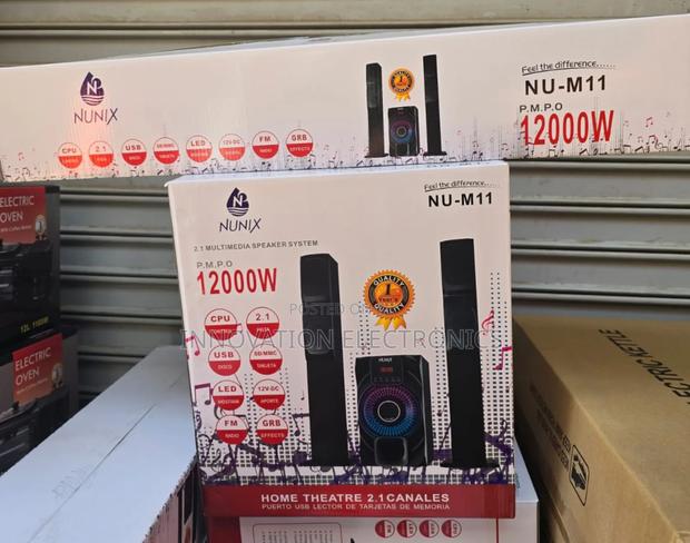 Nunix 2.1ch Nu- M11 Home Theater Speaker System Tall Boy