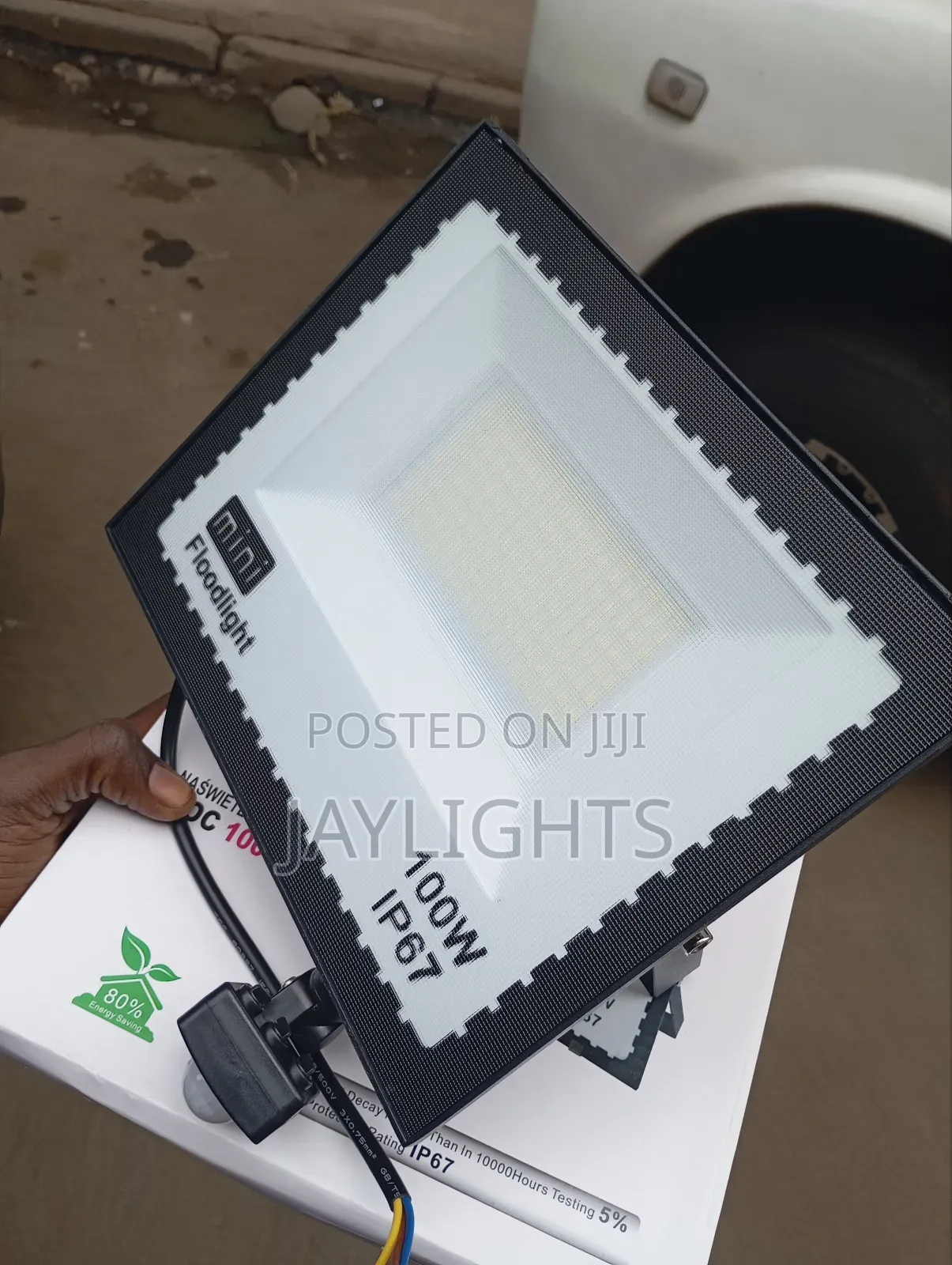 Mini Floodlight 100w With Motion Sensor Ac Powered