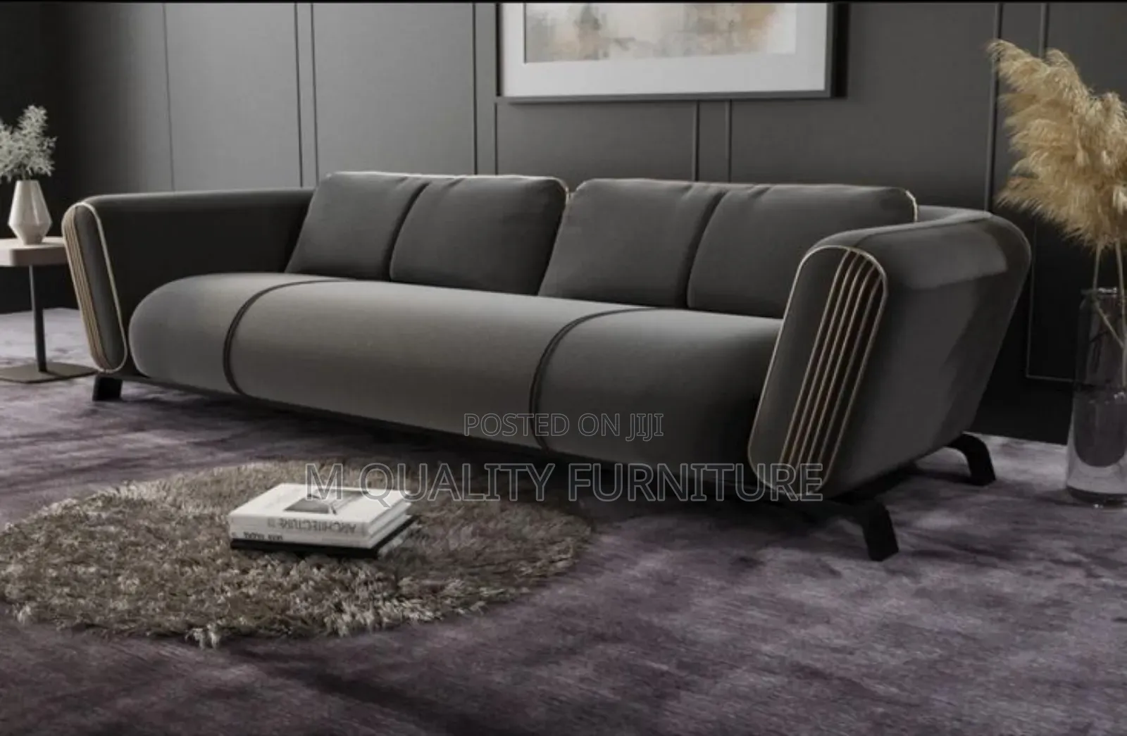 Gray 3 Seater Indoor Seat