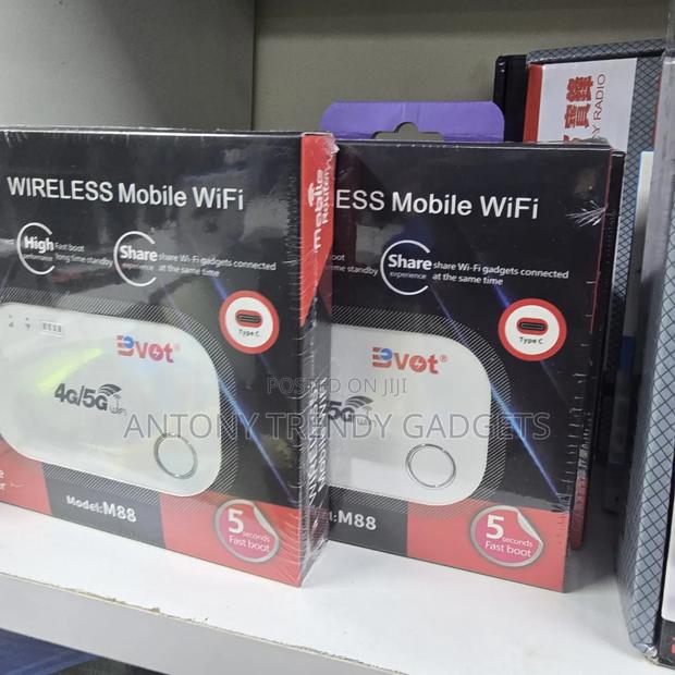 Bvot M88 Travel Wifi For Safaricom, Airtel, Telcom ,Faiba