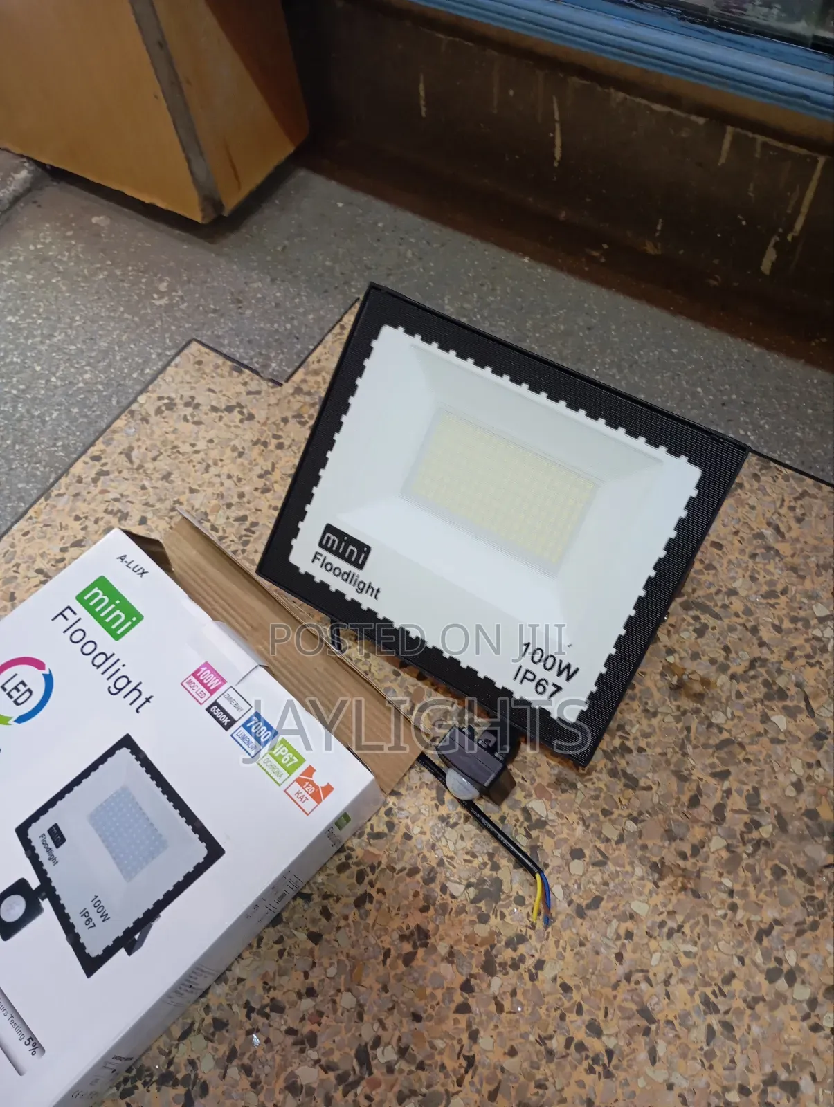 Outdoor 100w Led Floodlight With Motion Sensor