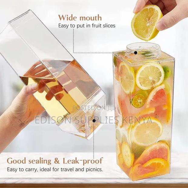 Fridge Organizer Plastic Juices Milk Carton Water Bottles - thumbnail 5