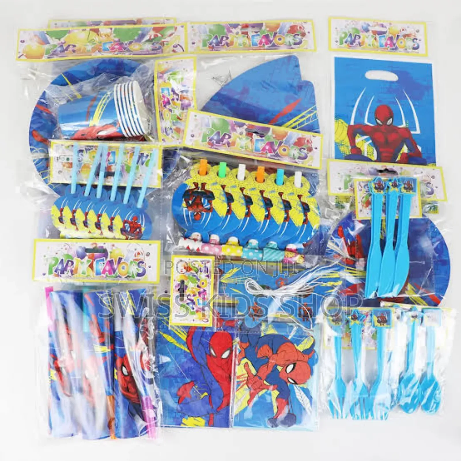 Spiderman Themed Boys Birthday Party Decorations