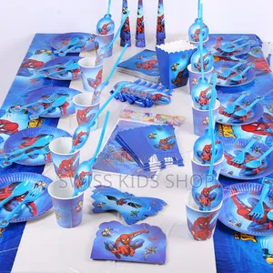 Spiderman Themed Boys Birthday Party Decorations