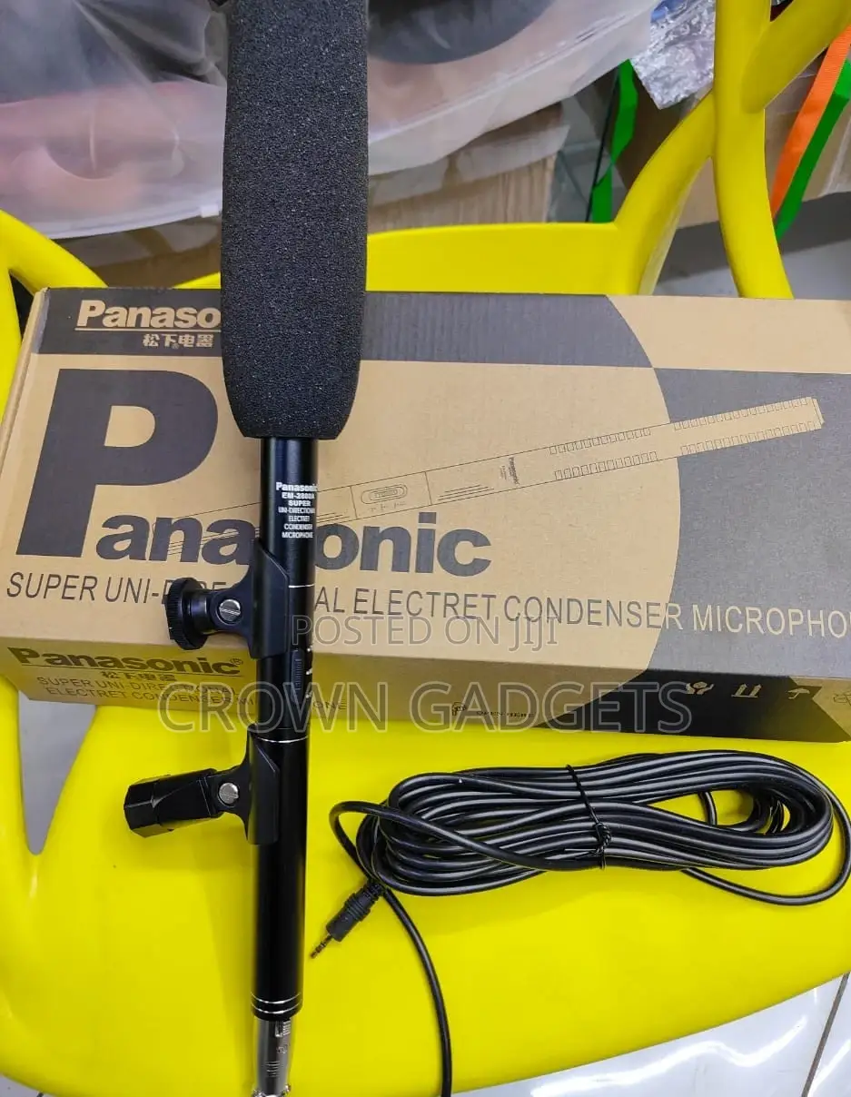 Super Uni-Directional Mic – Panasonic Audio Recording Mic