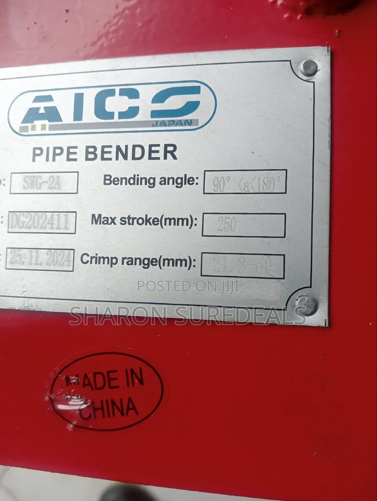 Quality Mnual Pipe Bender/Hydraulic 2"
