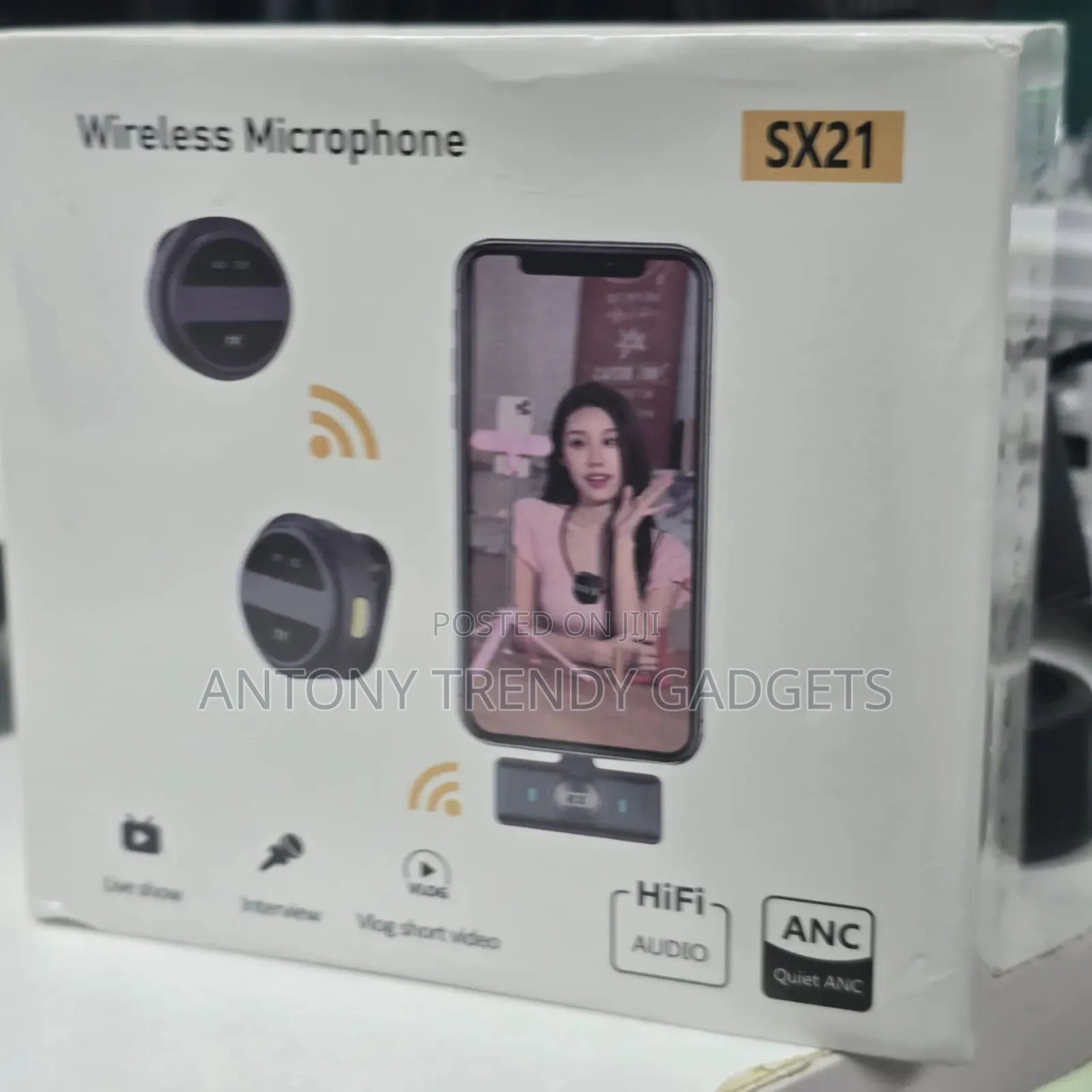 Sx21 Wireless Microphone - Ideal for Tiktok, Youtube