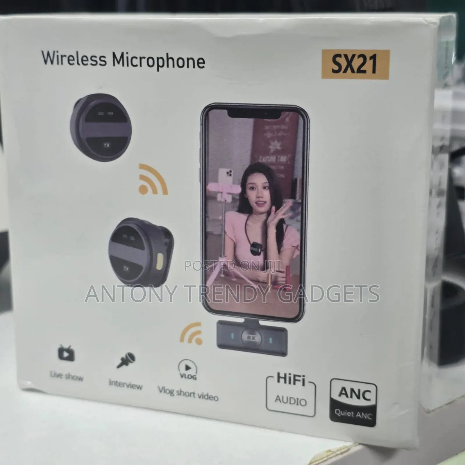 Sx21 Wireless Microphone - Ideal for Tiktok, Youtube