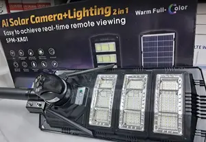 Ai Solar Camera + Lighting 2 in 1 V380pro App Customized