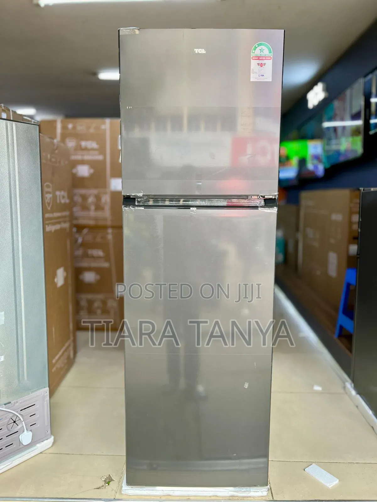 TCL P323tms 249 Litres Double Door Fridge No Frost
