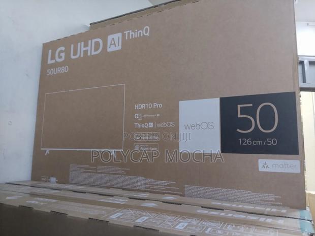 Lg 50′′ Uhd Smart Webos Tv -New Model 50ur80006lj