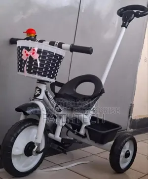 Tricycle With Push Handle
