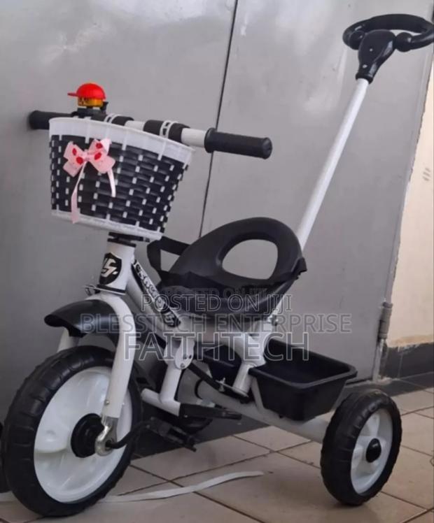 Tricycle With Push Handle - thumbnail 3