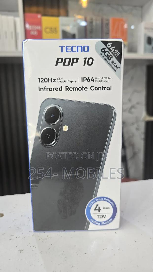 New Tecno Pop 10 64 GB Gray - main view