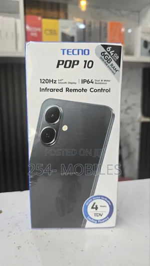 New Tecno Pop 10 64 GB Gray