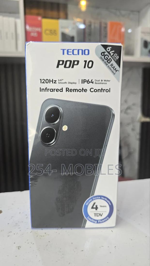 New Tecno Pop 10 64 GB Gray - thumbnail 3