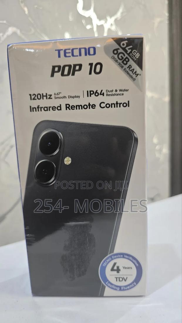New Tecno Pop 10 64 GB Gray - thumbnail 4