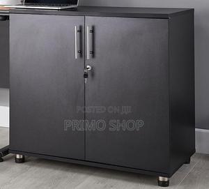 Office Cabinet; Classic Twin-Door Credenza Storage Cabinet - thumbnail 2