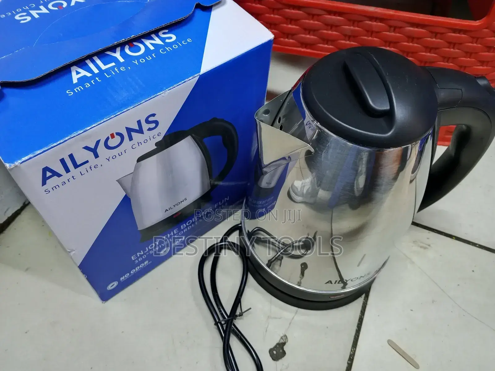 Electric Kettle 1.8l Cordless Ailyons