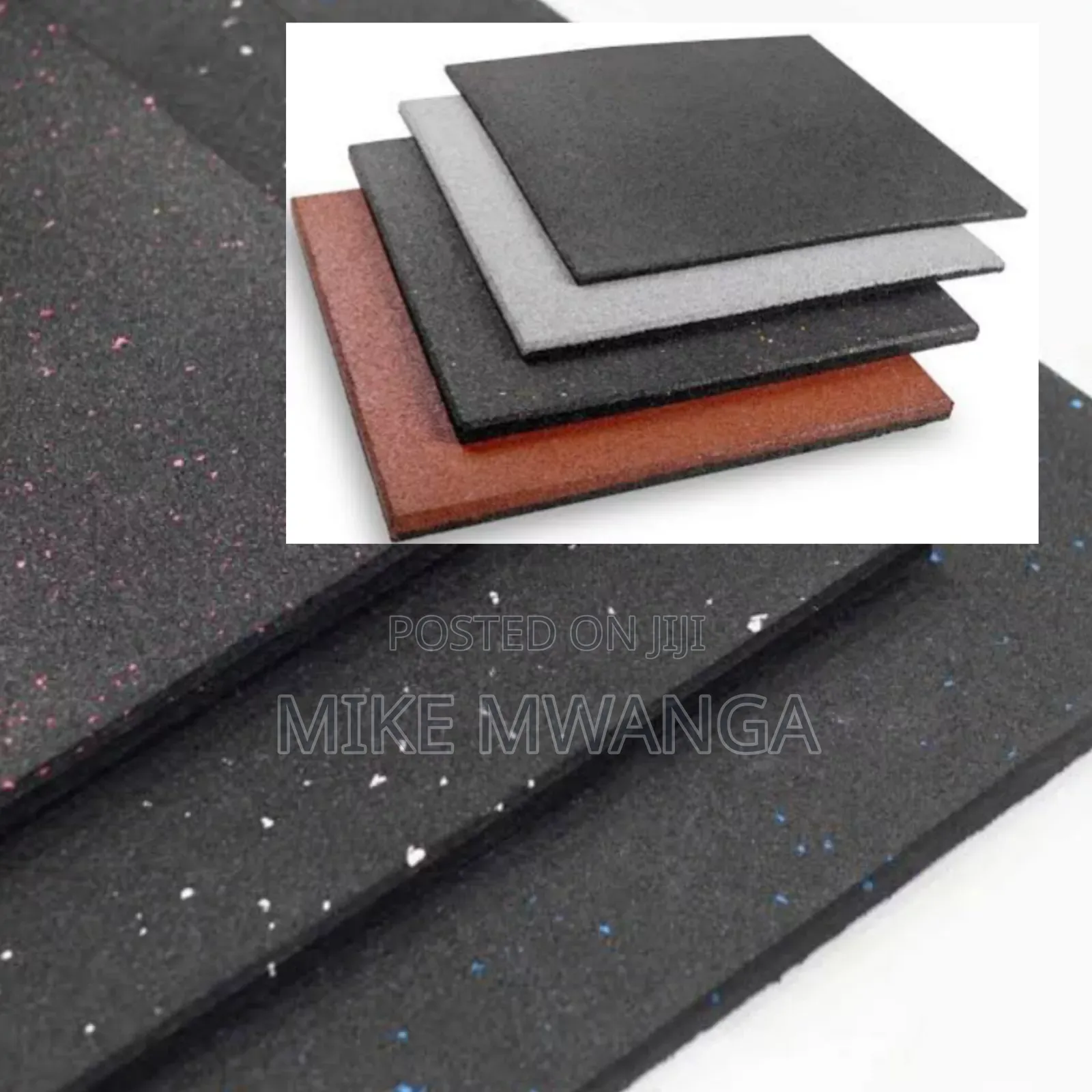 Crumb Rubber Gym Tiles