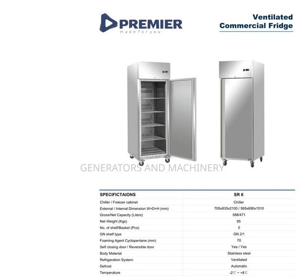 Ventilated Commercial Fridge - main view