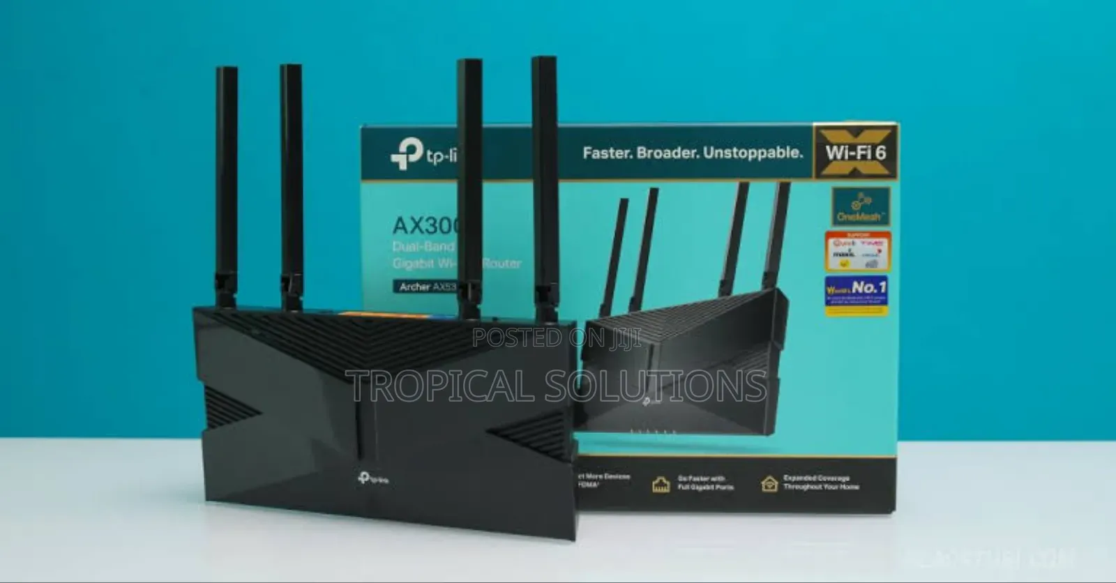 Tp-Link Ax3000 Wireless Dual-Band Gigabit Wi-Fi 6 Router