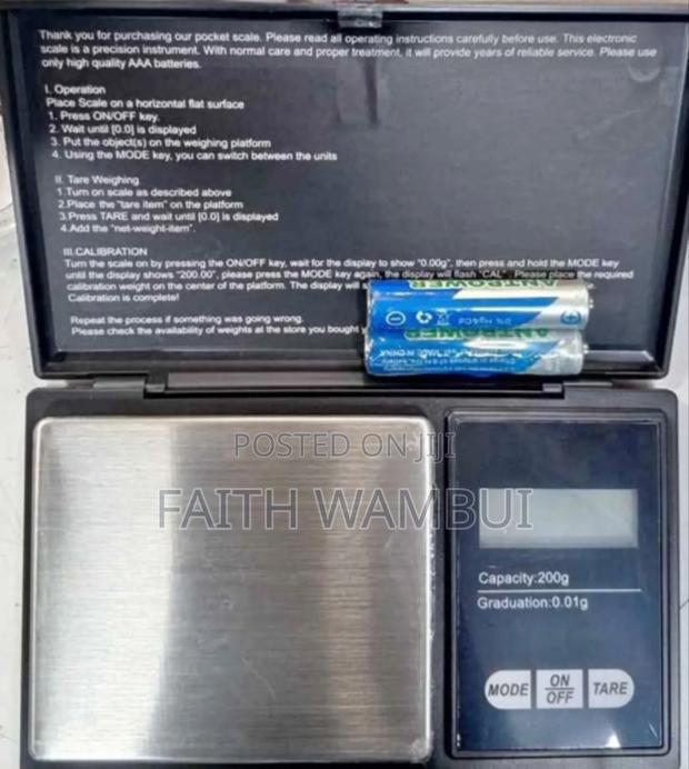 New Gram Scale/200g Mini Gram Scale - main view