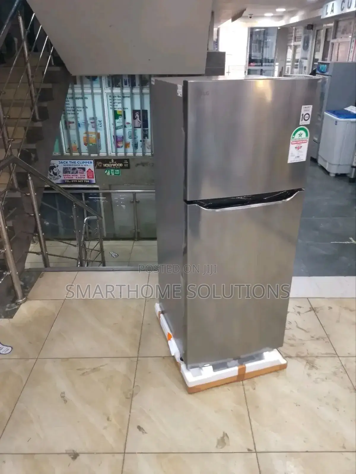 Lg 234l Non-Frost Double Door Fridge Top Mount Gl-C252slbb