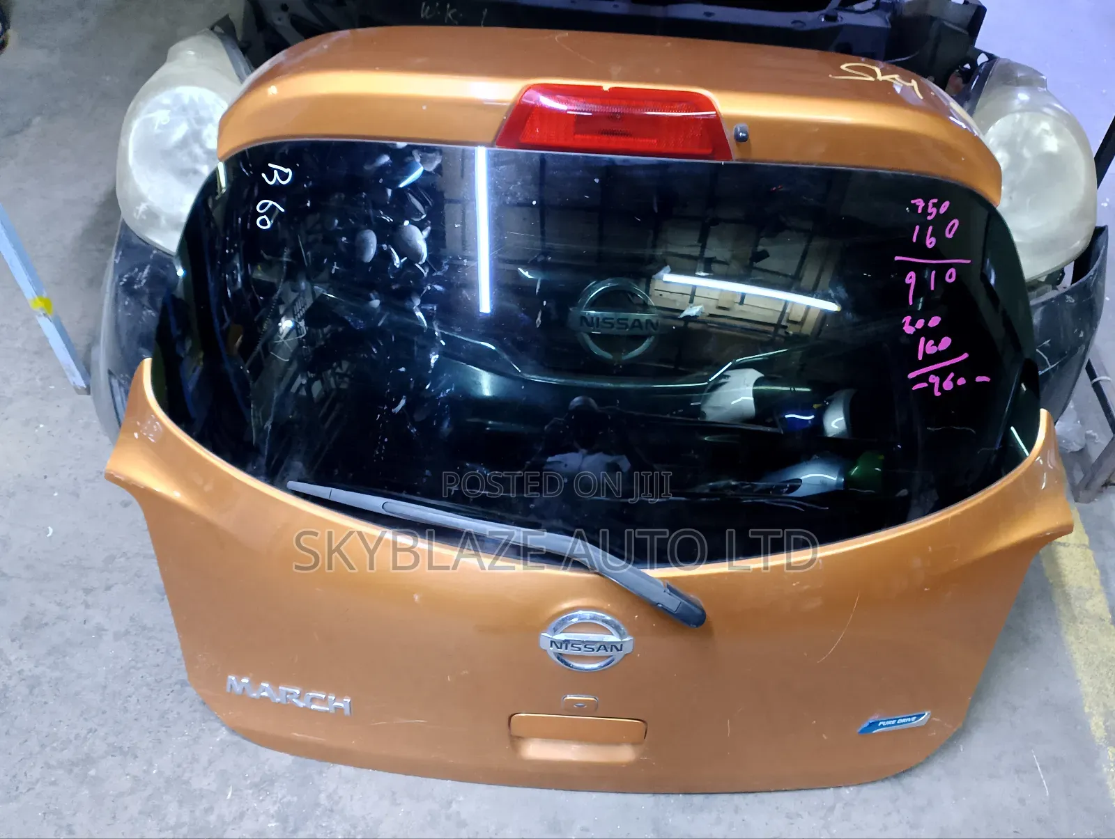 Nissan March 2008-2014 Tailgate