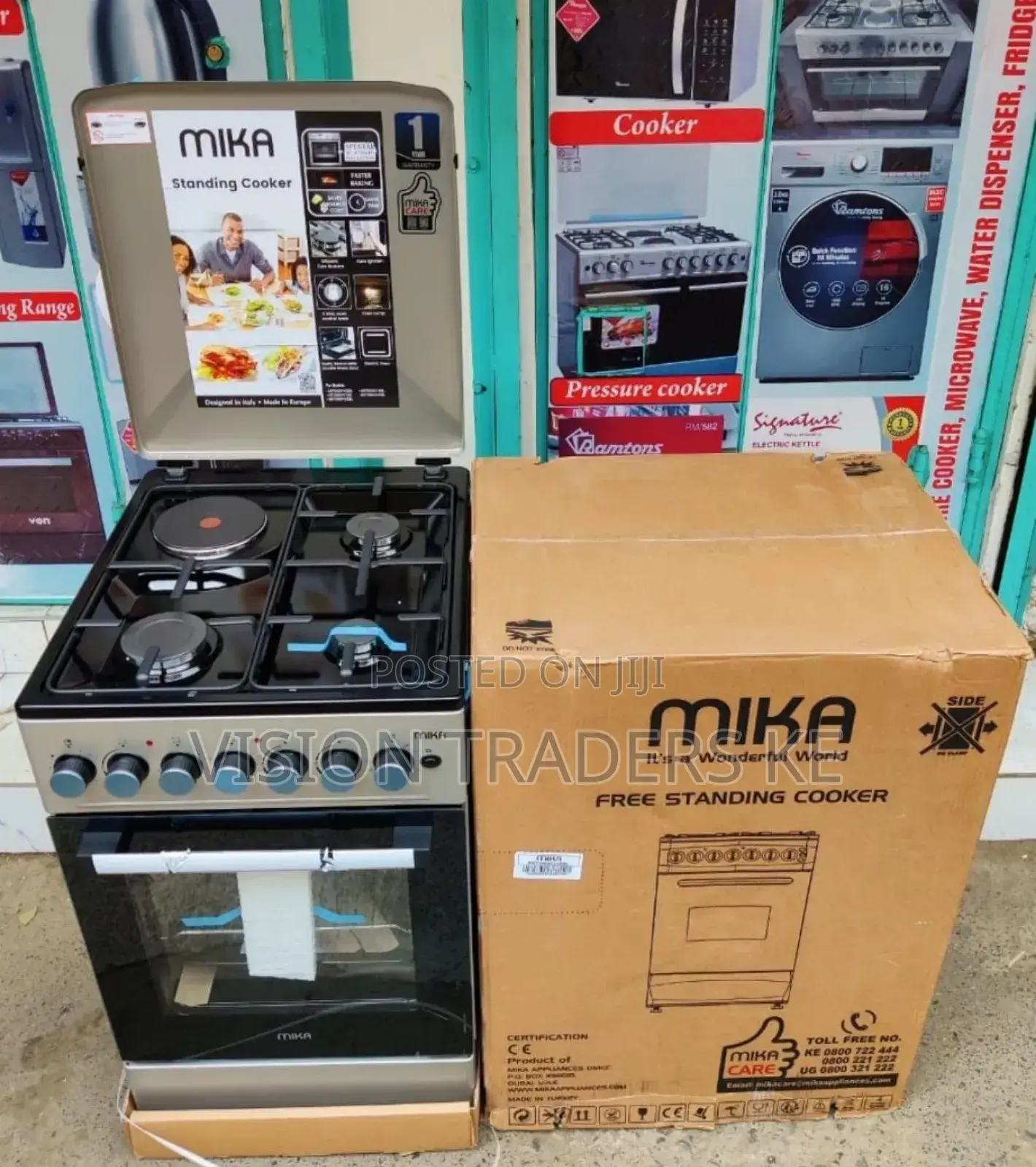 Mika 500*600mm 3g+1e Standing Cookerelectric Oven-No Jet