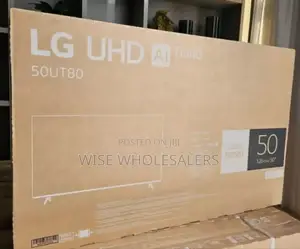 Lg 50′′  4k Uhd Smart Webos Tv -new Model