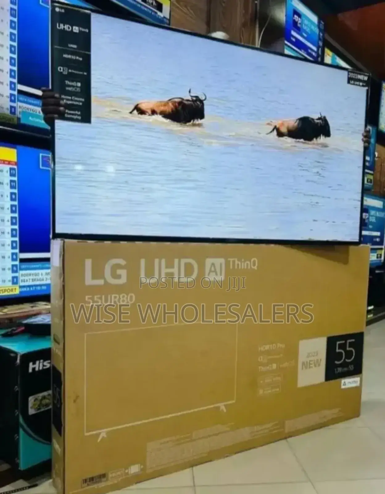 Lg 55′′ 55ut80006lb Smart Webos Ai Thinkq 4k Tv