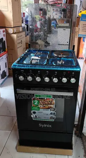 Syinix 50*55cm 3g+1e Standing Cooker With Electric Oven