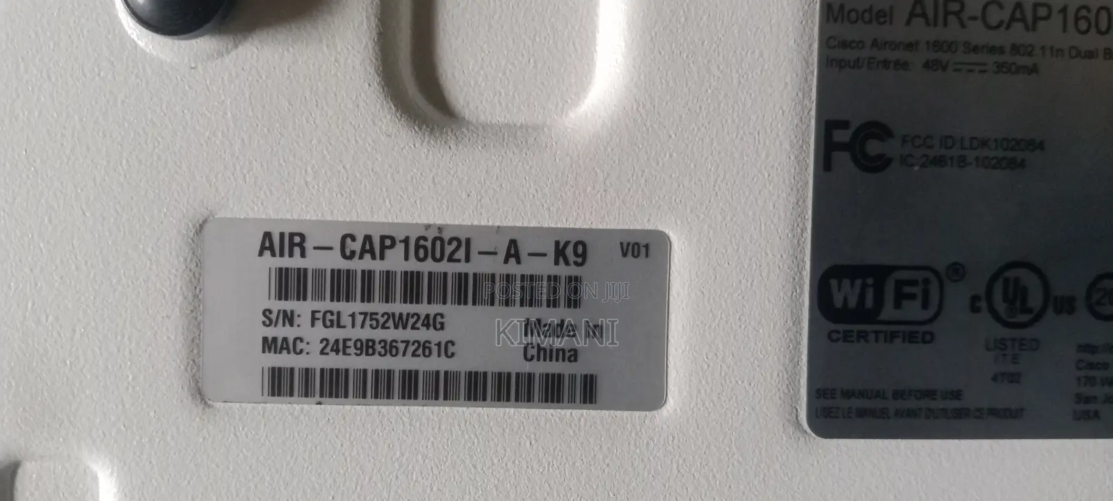 Cisco Air Cap 1600 Series Access Point