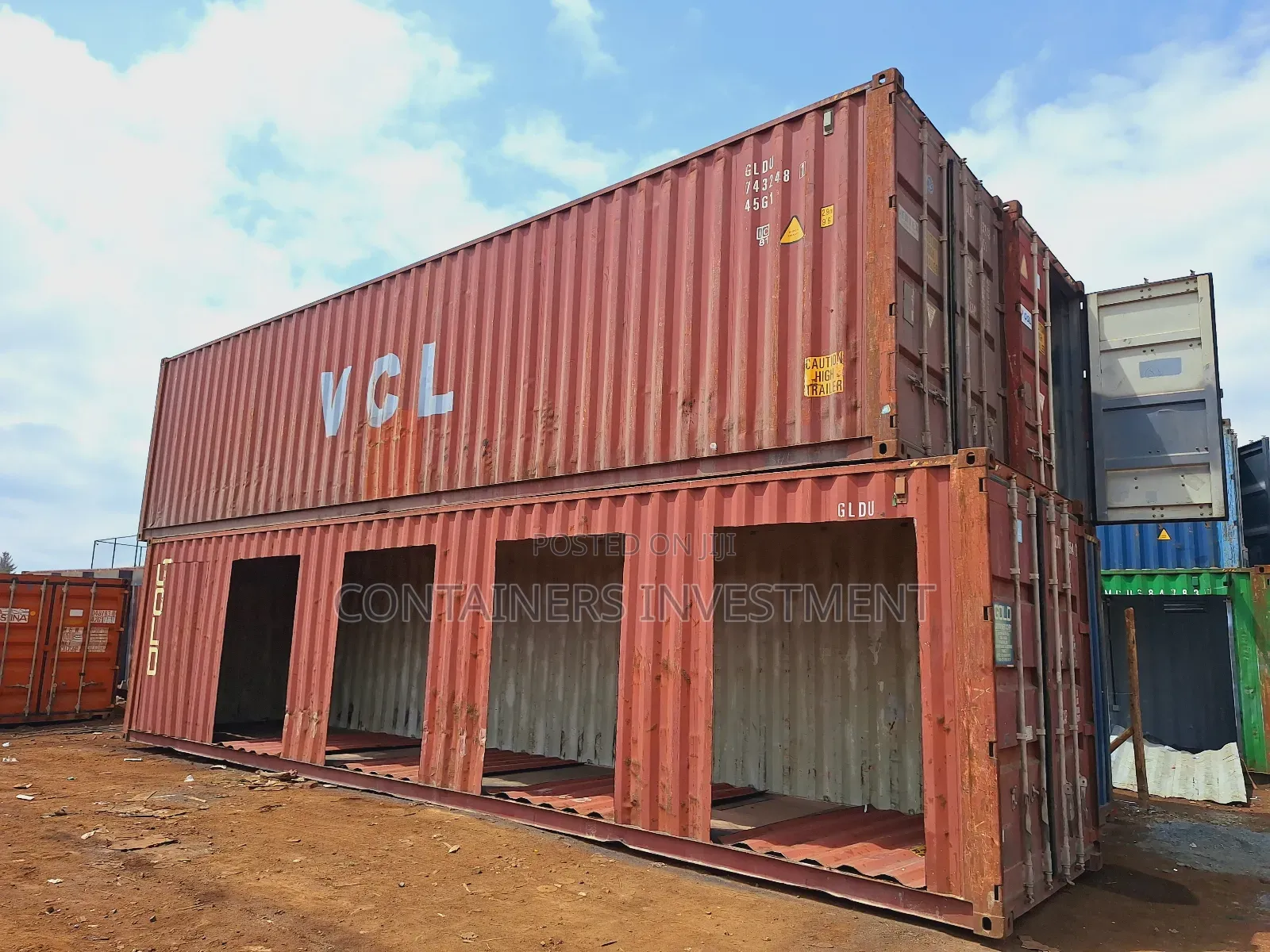 40ft Empty Containers- Storage on a Whole New Level.